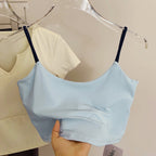 Mana Basic Color Pop Strap Bra Top 2529