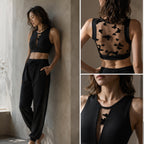 Mana Muse Sheer Butterfly Sports Bra 2539