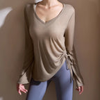 Mana Basic AirEase Side-Gather Long Top 2542