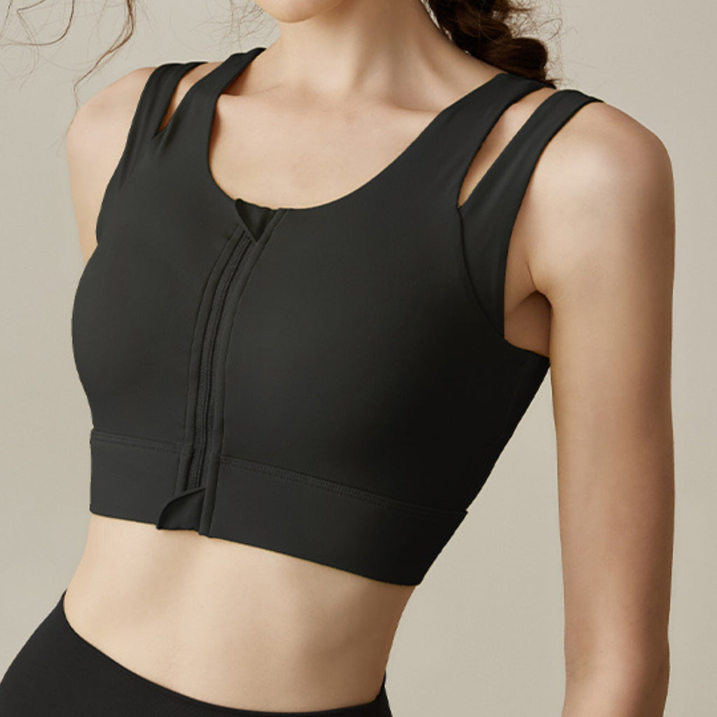 Mana Basic ZipHold Double Strap Bra 2588
