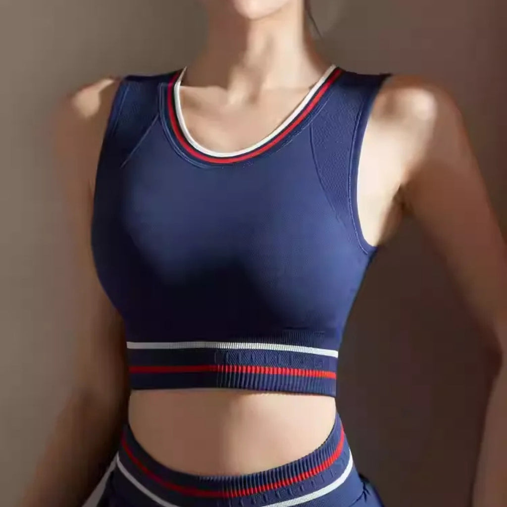 Mana Muse Forest Stripe Crop Tank 2593