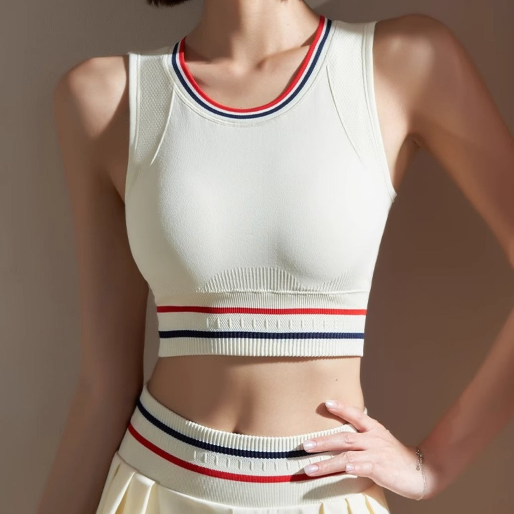 Mana Muse Forest Stripe Crop Tank 2593