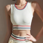 Mana Muse Forest Stripe Crop Tank 2593