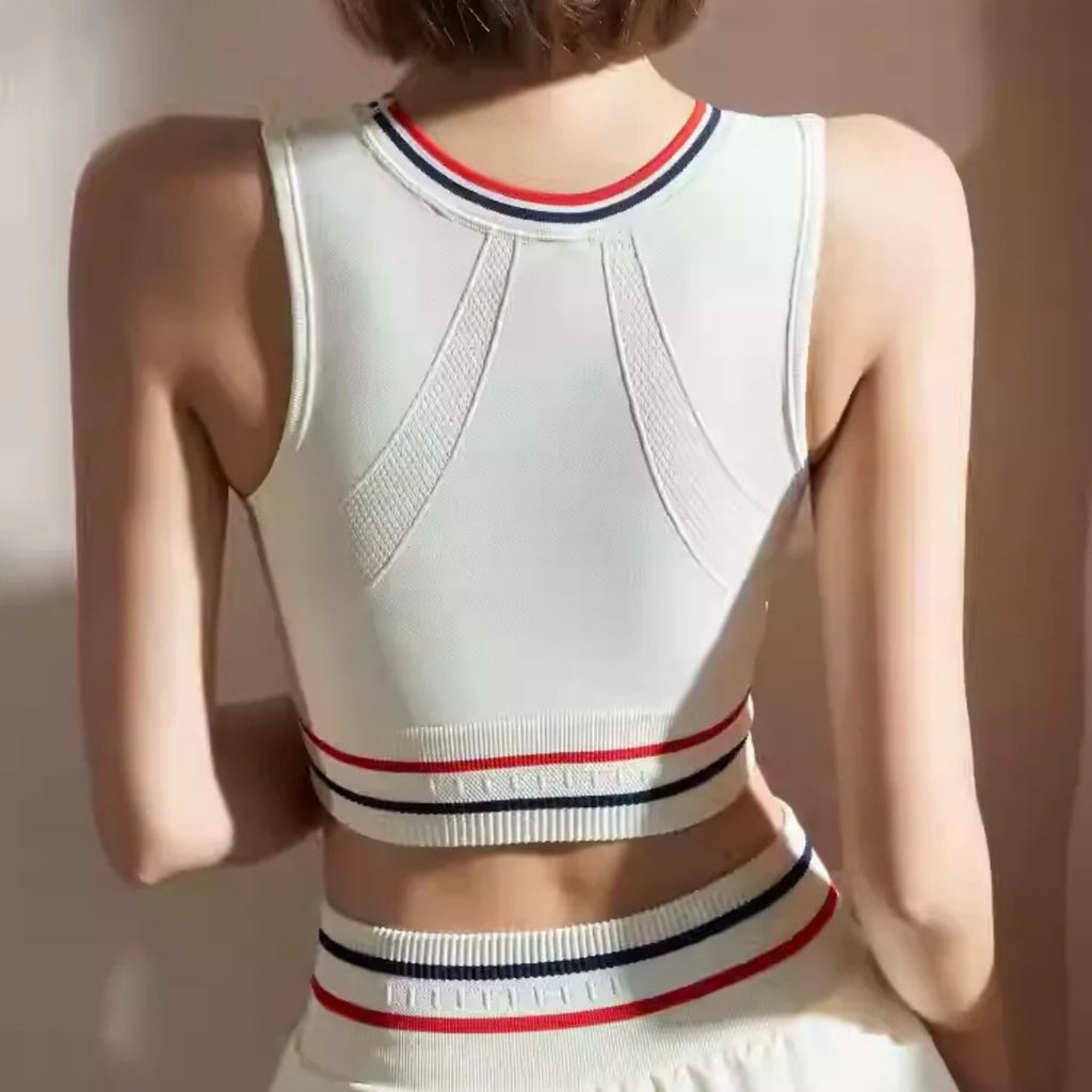 Mana Muse Forest Stripe Crop Tank 2593