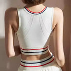 Mana Muse Forest Stripe Crop Tank 2593