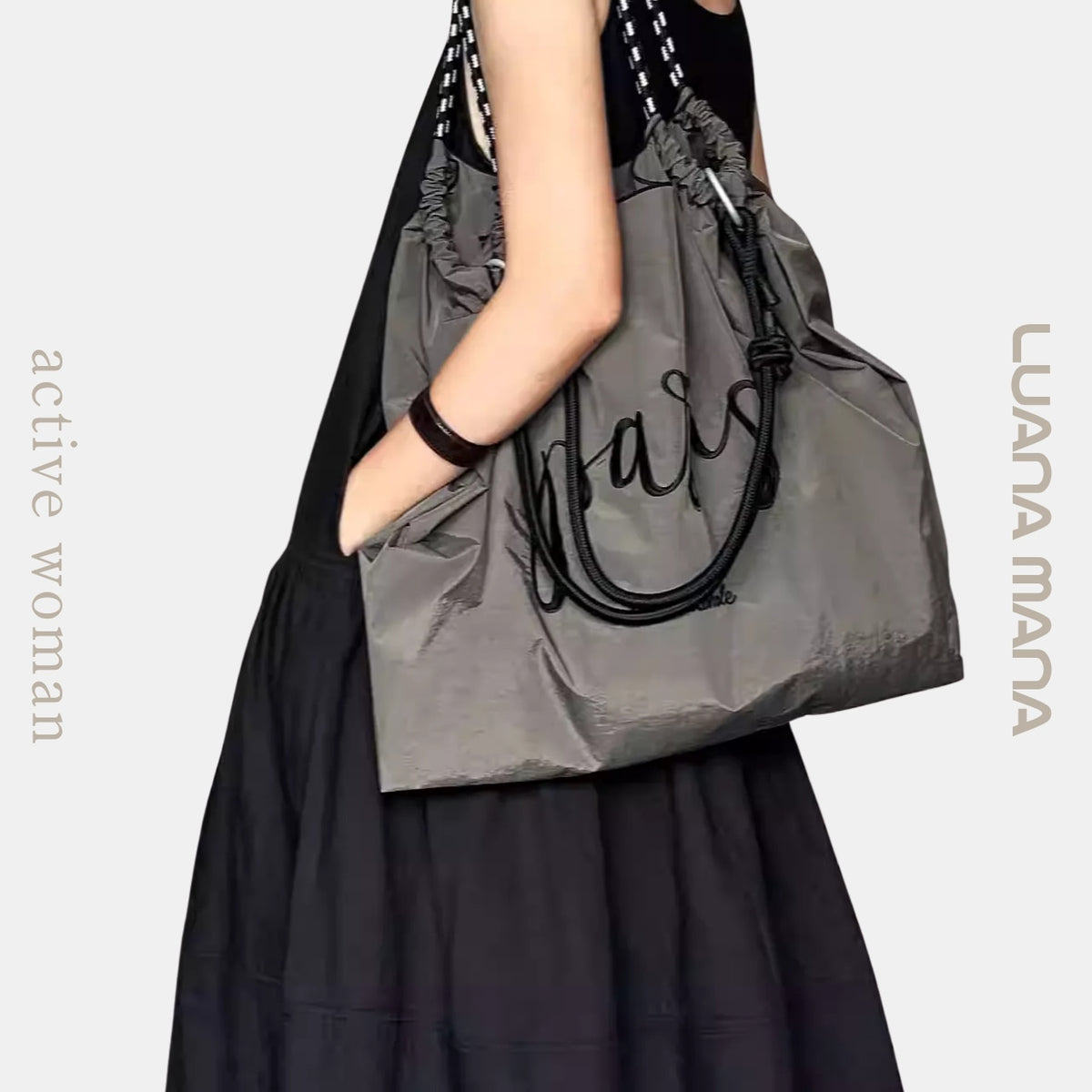 Mana Muse Paris Rope Handle Bag 2620