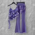 Mana Muse Ruffle Cami & Skirt Leggings Set 2694