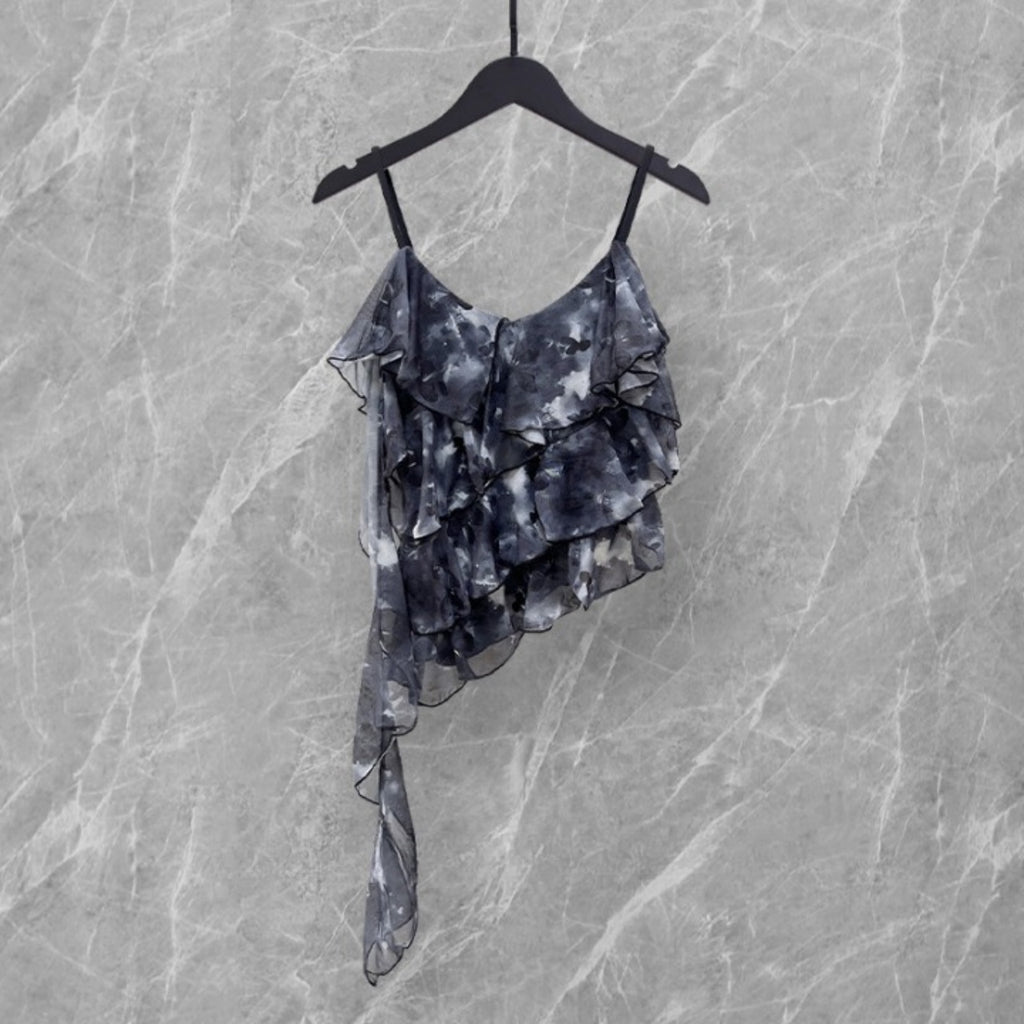 Mana Muse Ruffle Cami & Skirt Leggings Set 2694