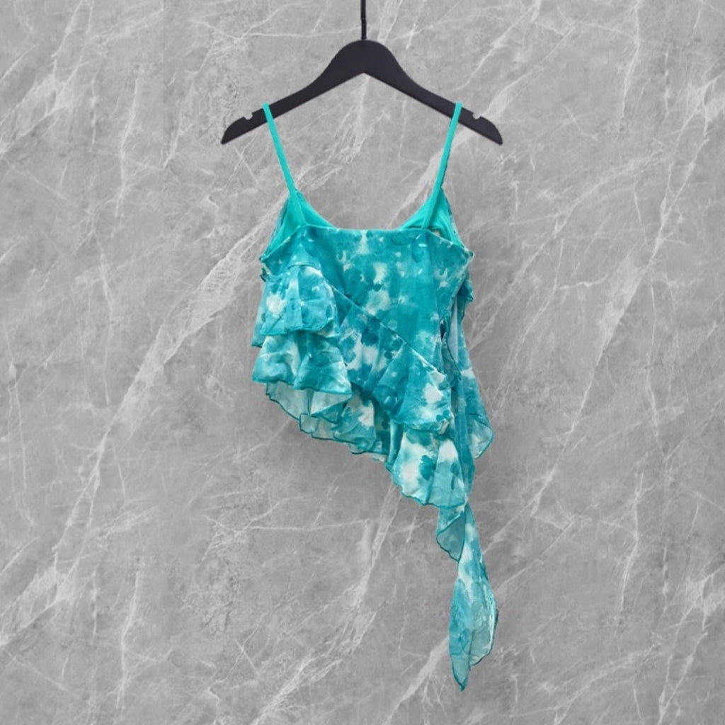 Mana Muse Ruffle Cami & Skirt Leggings Set 2694