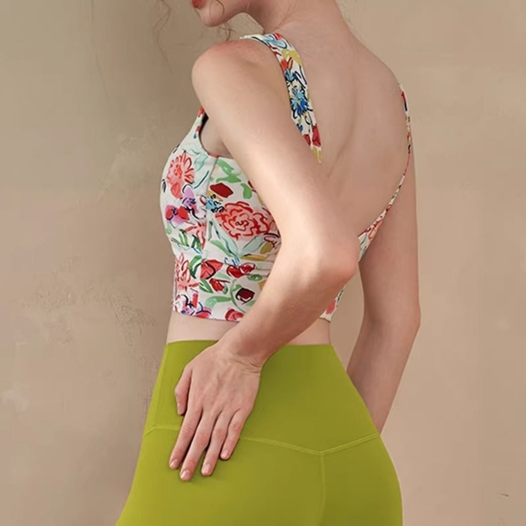 Mana Muse BloomFit Floral Sports Bra 2737