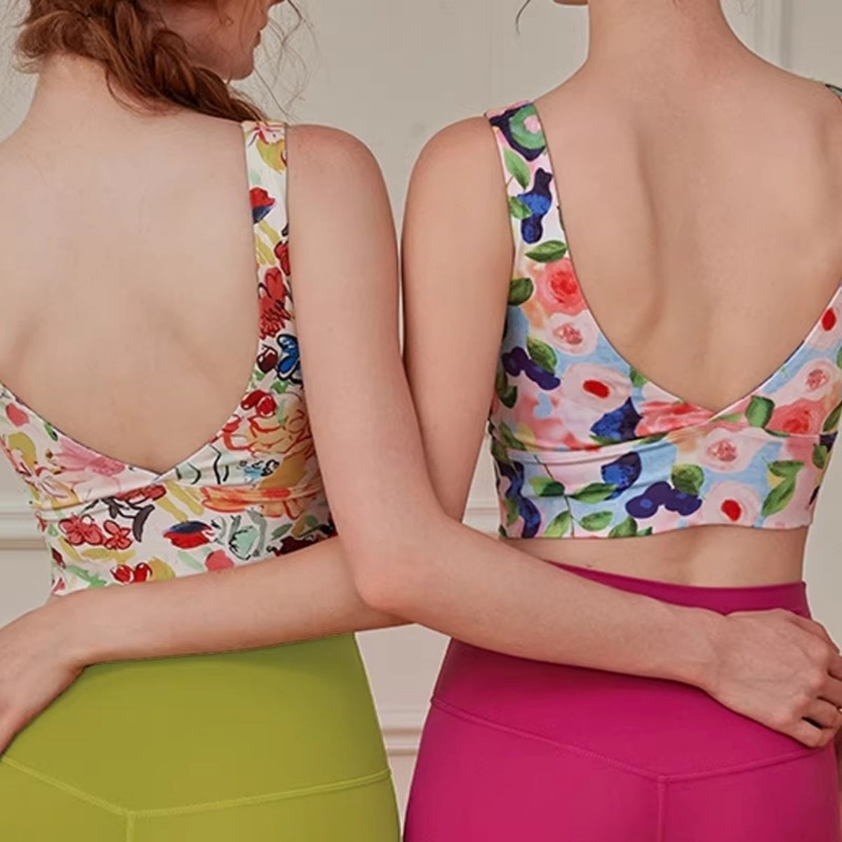 Mana Muse BloomFit Floral Sports Bra 2737