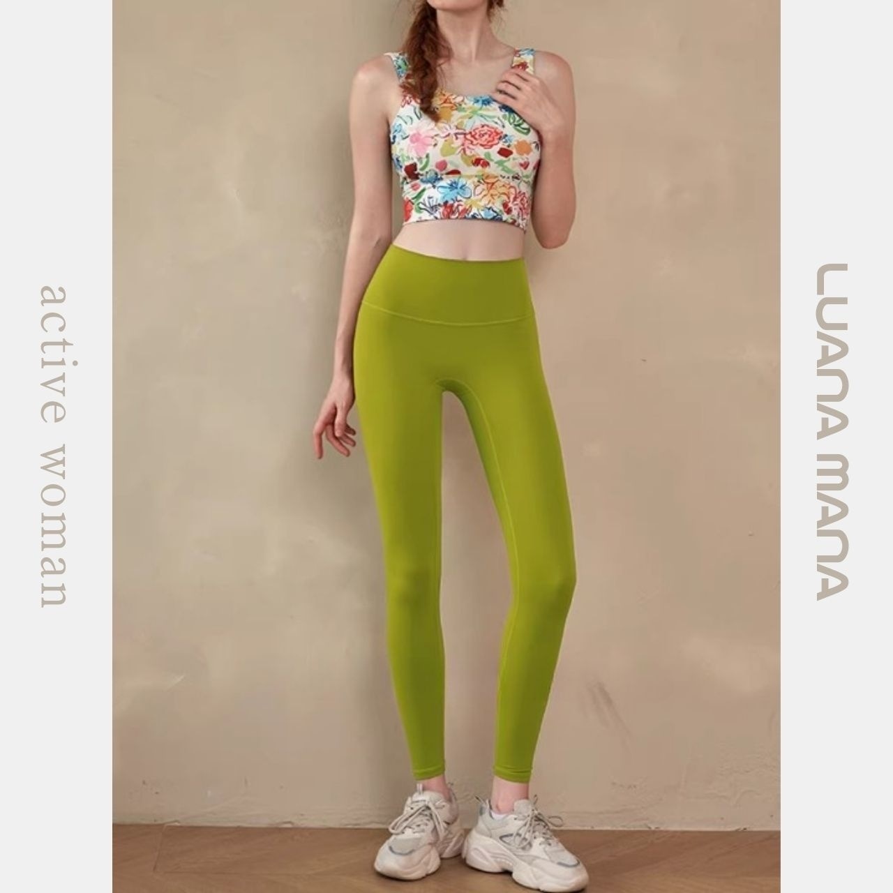 Mana Muse BloomFit Floral Sports Bra 2737