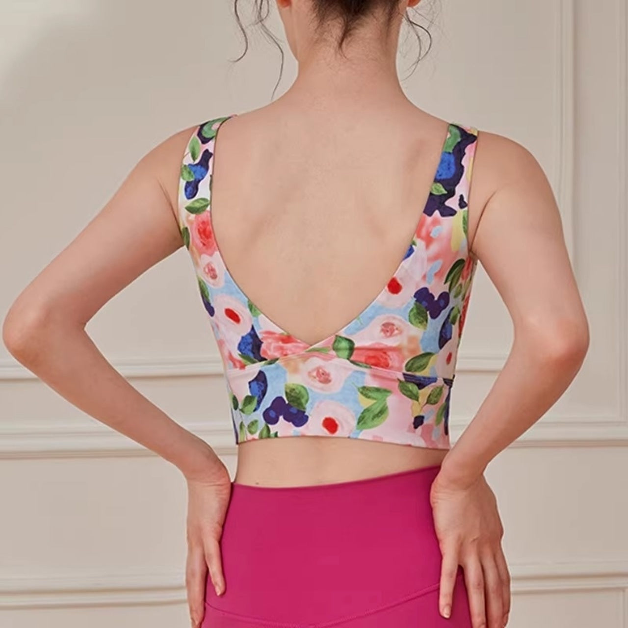 Mana Muse BloomFit Floral Sports Bra 2737