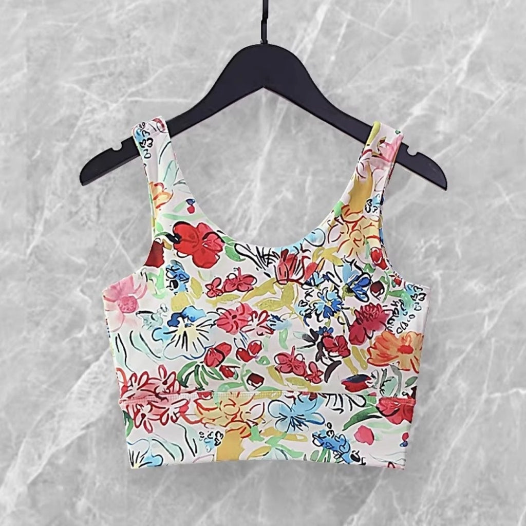 Mana Muse BloomFit Floral Sports Bra 2737