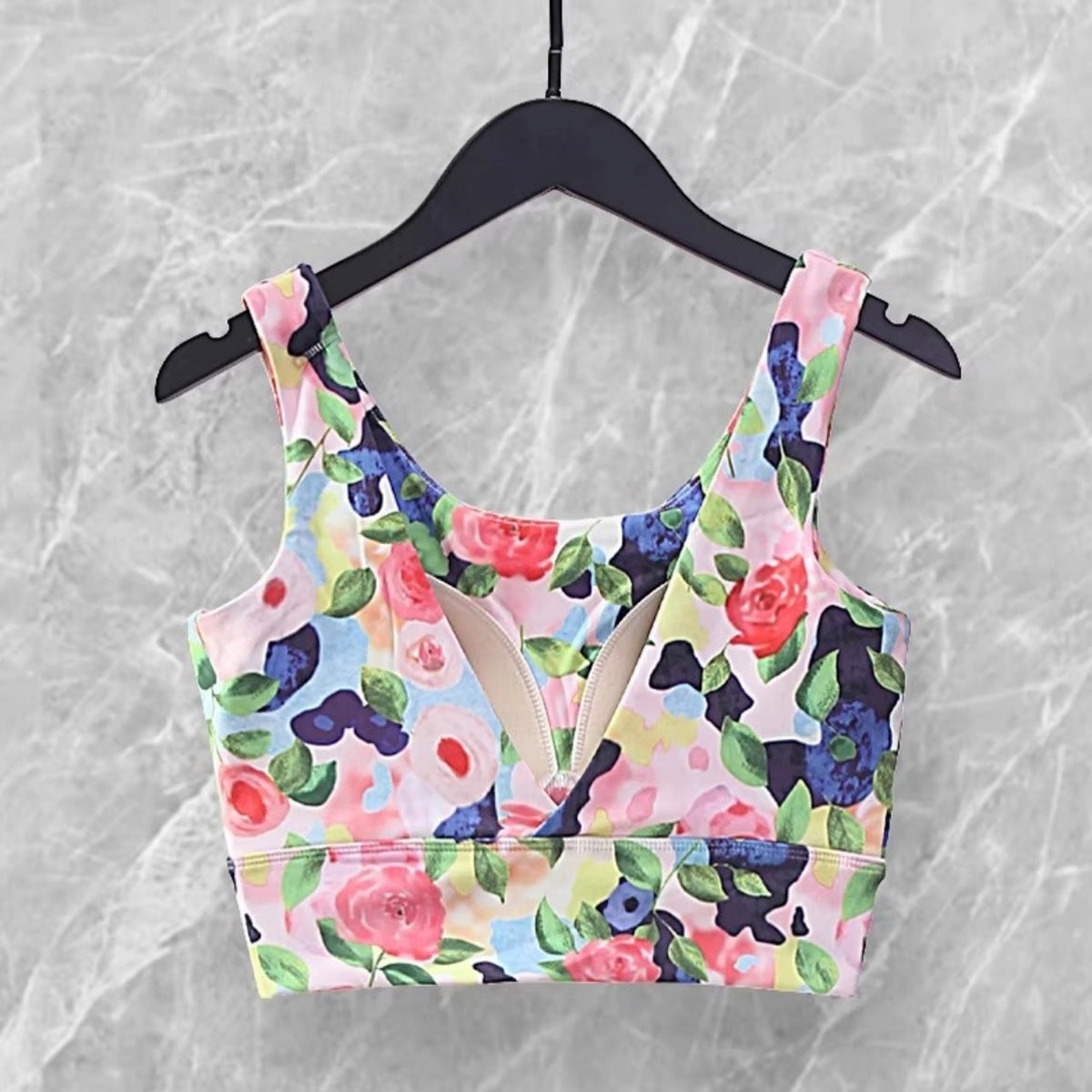 Mana Muse BloomFit Floral Sports Bra 2737