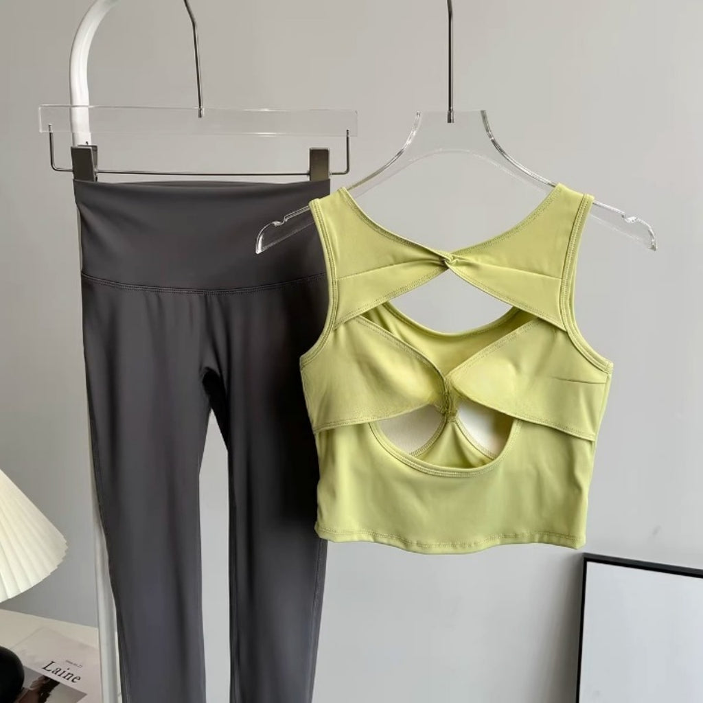 Mana Muse Cut-Out Balance Bra & Flow Leggings Set 2747