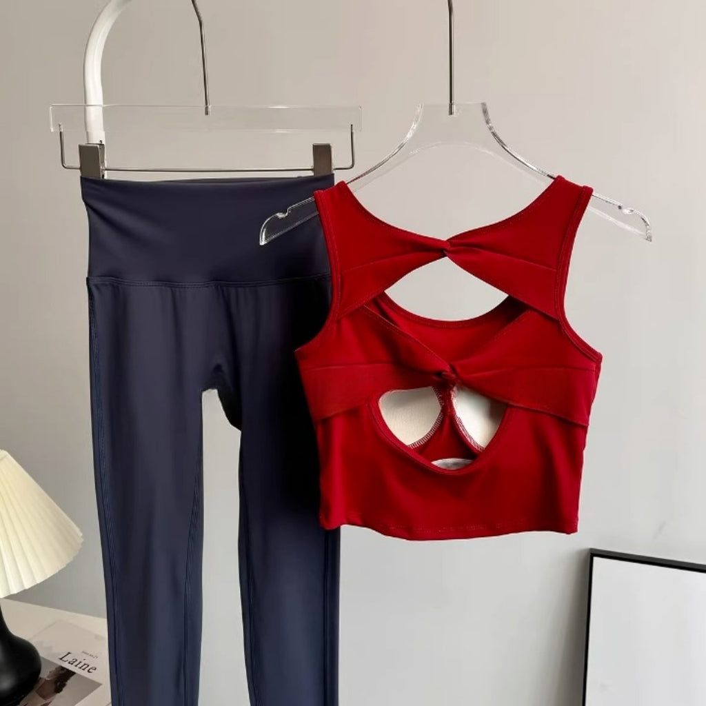 Mana Muse Cut-Out Balance Bra & Flow Leggings Set 2747