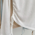 Mana Basic Airy Ruched Long Sleeve Top 2750