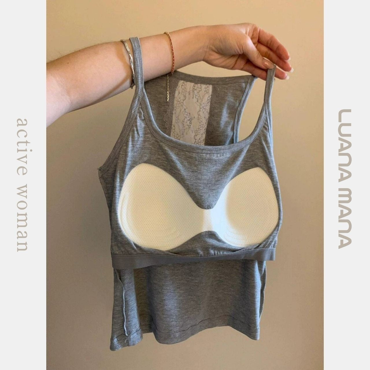 Mana Muse Lace Back Tank 2827
