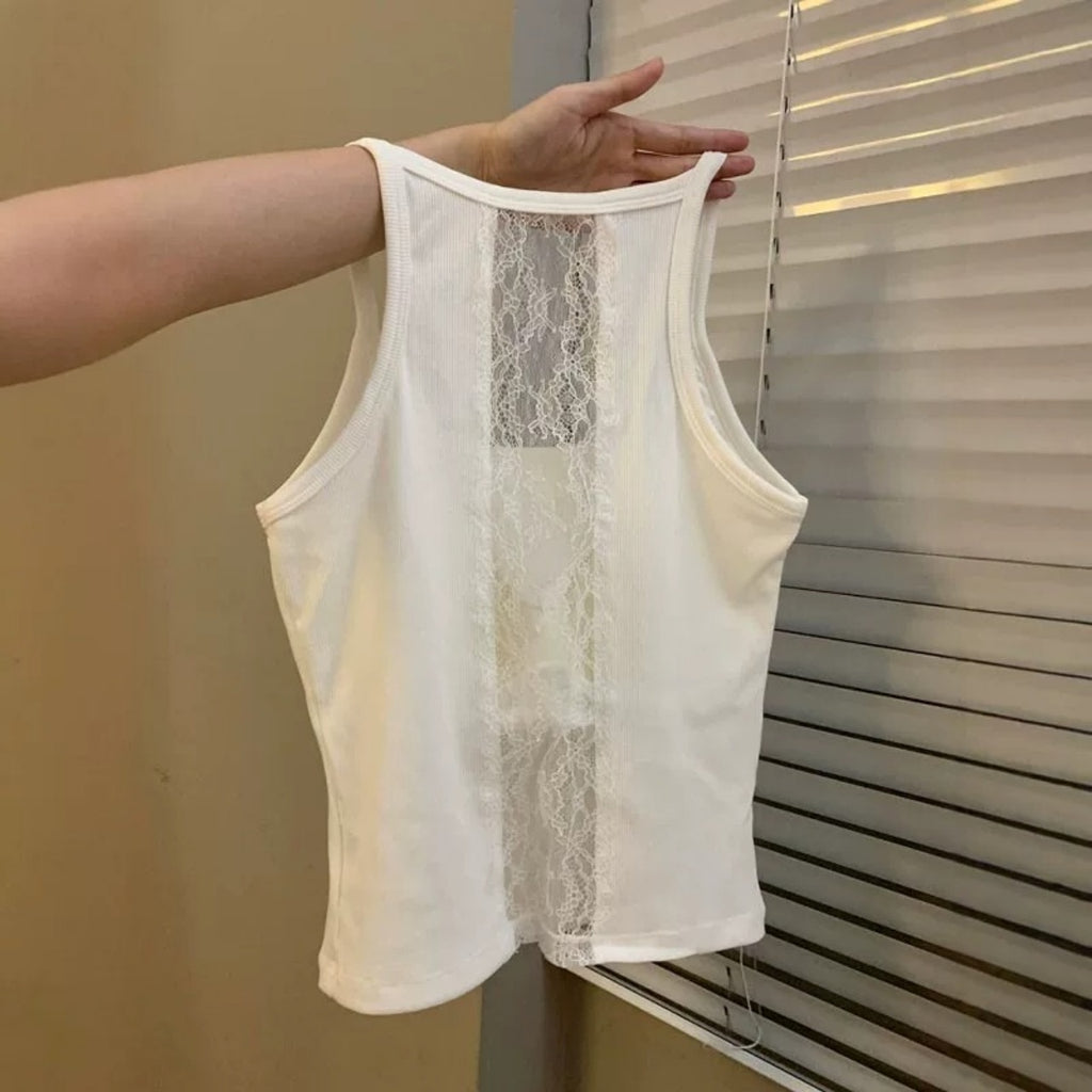 Mana Muse Lace Back Tank 2827