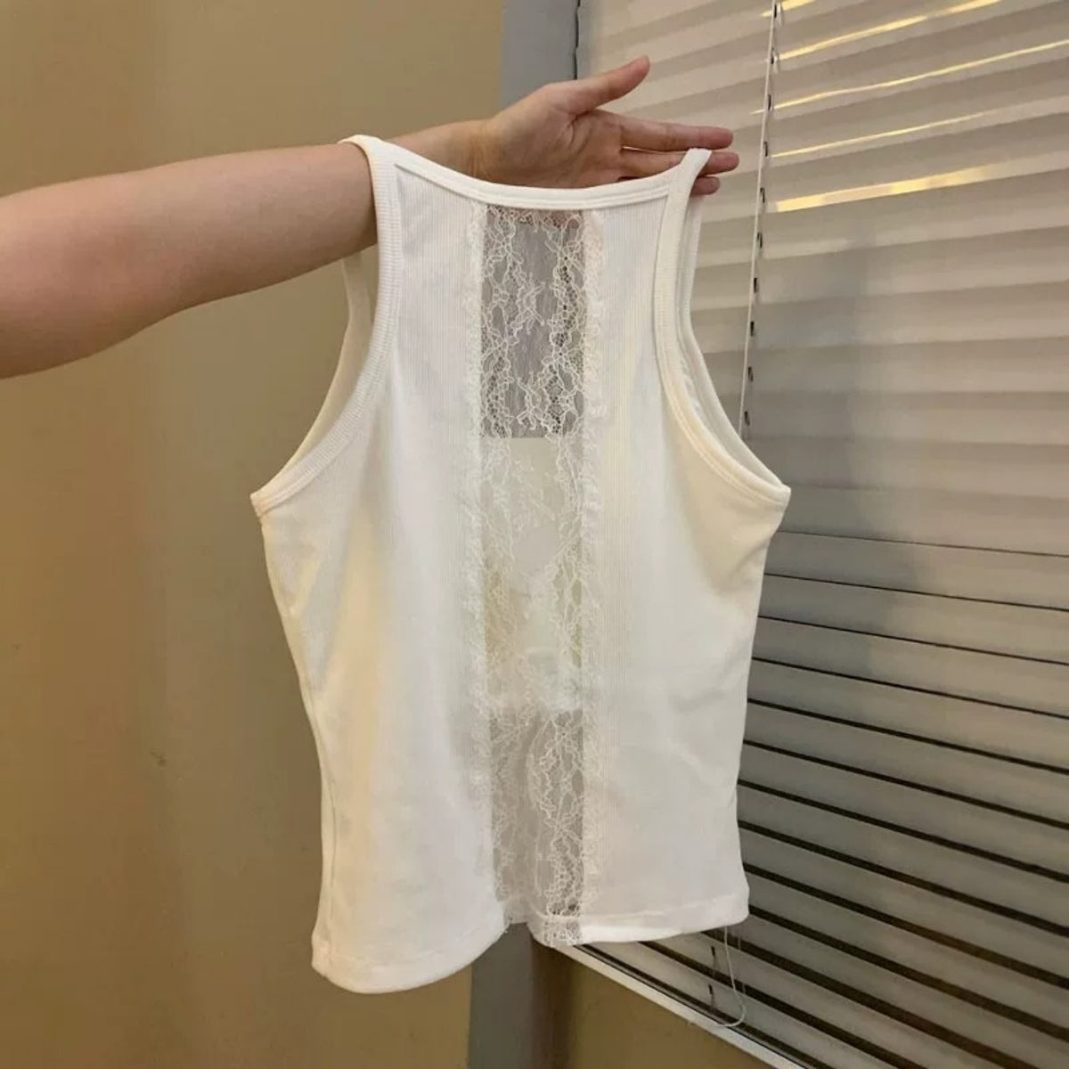 Mana Muse Lace Back Tank 2827