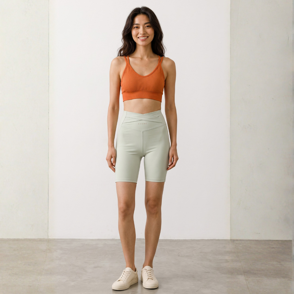 Mana Basic ・Multicolor cross thin shoulder bra 1719