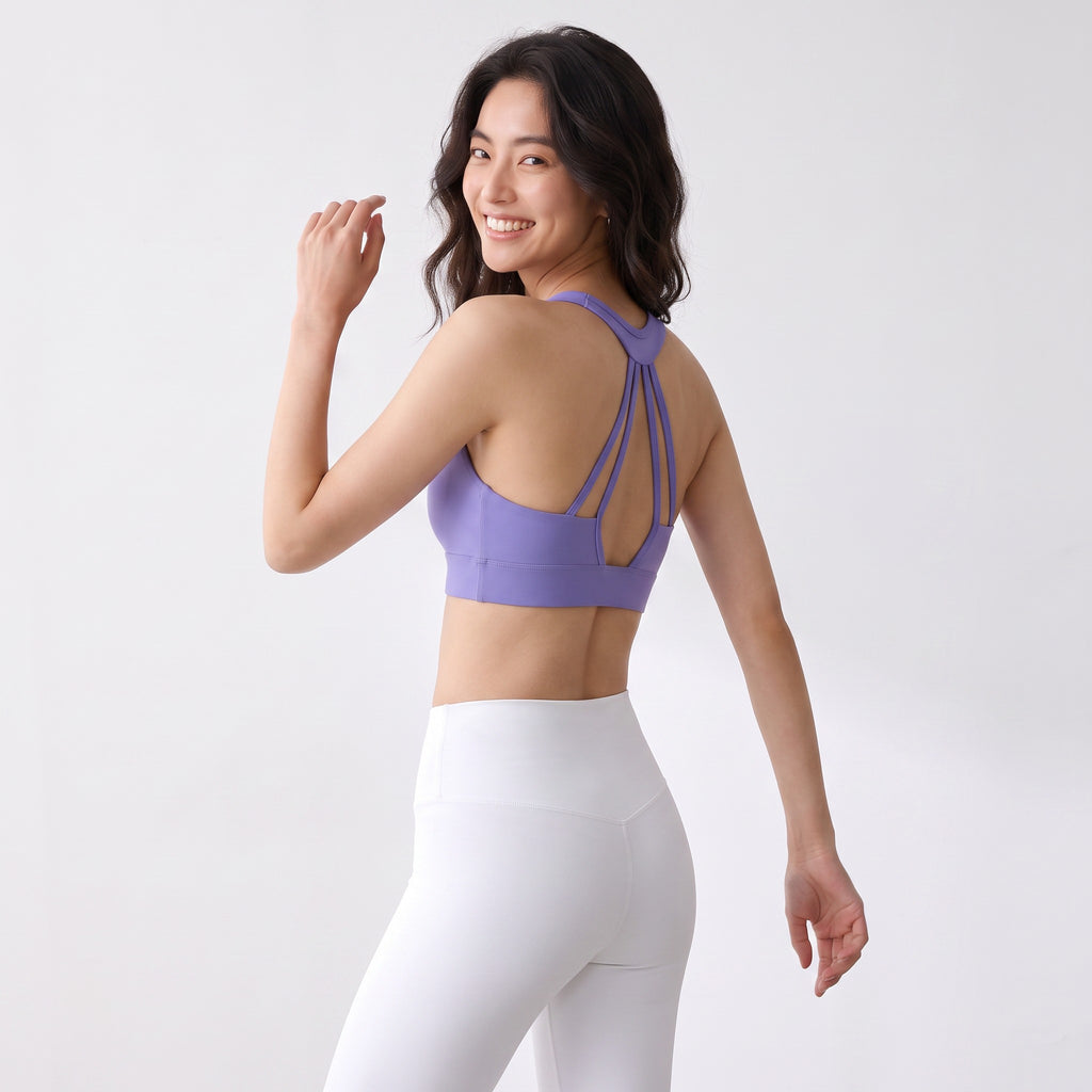 Mana Basic double cross simple bra top 2170