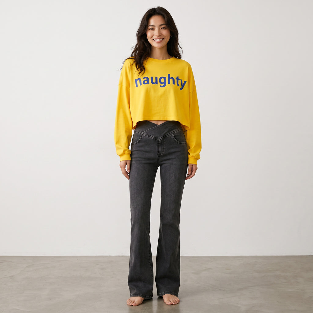 Mana Basic Relaxed long color T-shirt 4colors 1786