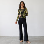 Mana Muse korean style slim mesh tops 2081