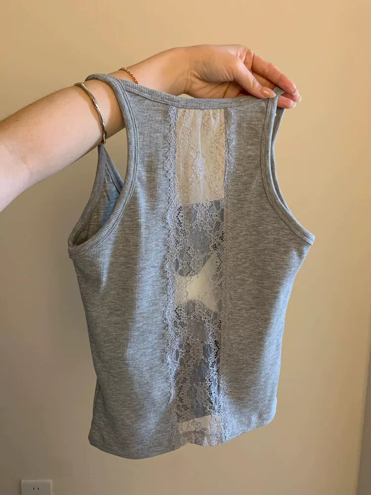 Mana Muse Lace Back Tank 2827