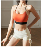 Mana Muse thin strap bicolor bra top 2395
